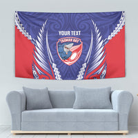 Tasman Bay 2026 Rugby Custom Tapestry NZ Maori Silver Fern