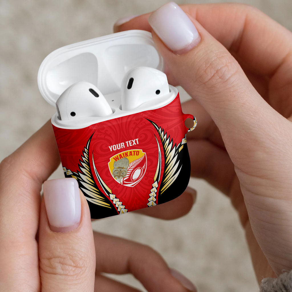 Waikato 2026 Rugby Custom AirPods Case NZ Maori Silver Fern