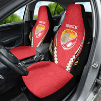 Waikato 2026 Rugby Custom Car Seat Cover NZ Maori Silver Fern