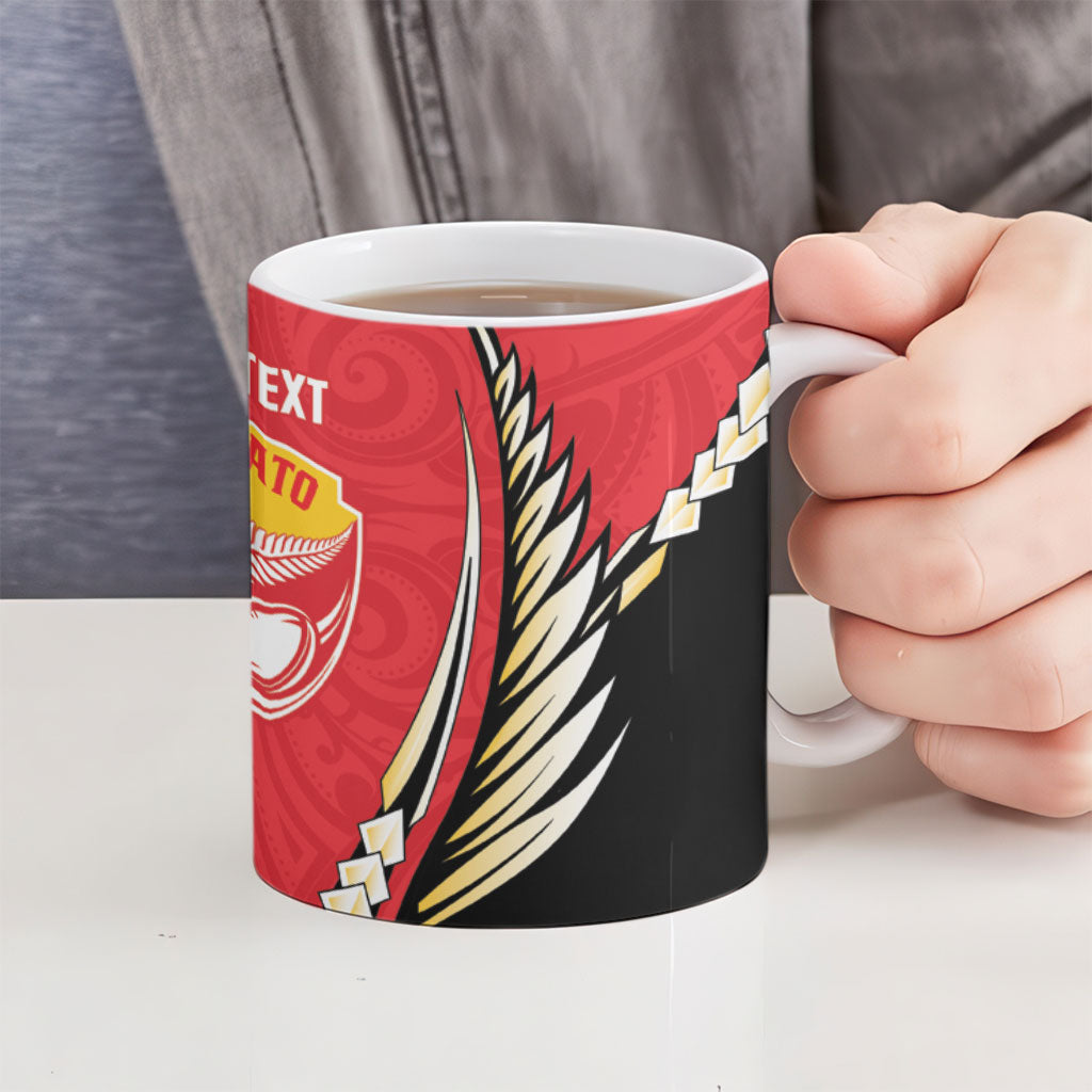 Waikato 2026 Rugby Custom Ceramic Mug NZ Maori Silver Fern