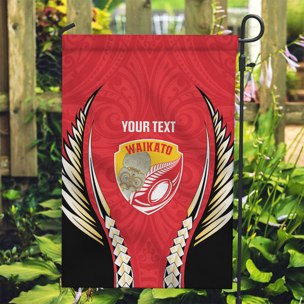 Waikato 2026 Rugby Custom Garden Flag NZ Maori Silver Fern