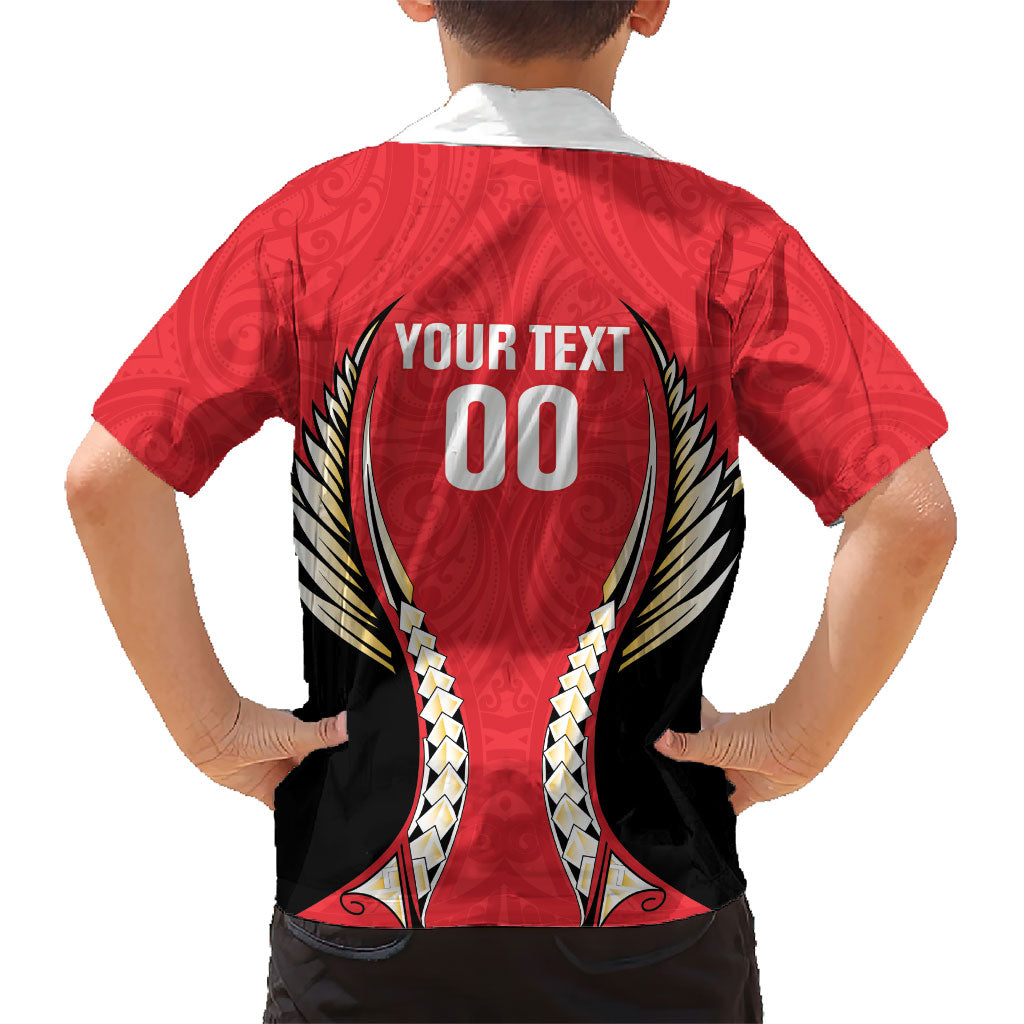 Waikato 2026 Rugby Custom Kid Hawaiian Shirt NZ Maori Silver Fern