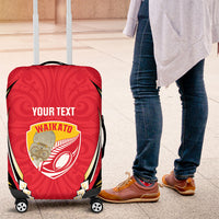 Waikato 2026 Rugby Custom Luggage Cover NZ Maori Silver Fern