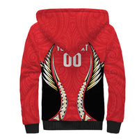 Waikato 2026 Rugby Custom Sherpa Hoodie NZ Maori Silver Fern