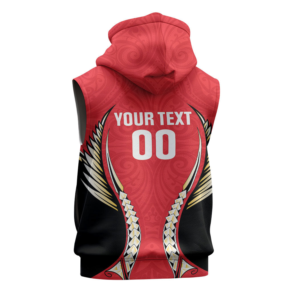 Waikato 2026 Rugby Custom Sleeveless Hoodie NZ Maori Silver Fern