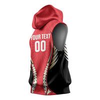 Waikato 2026 Rugby Custom Sleeveless Hoodie NZ Maori Silver Fern