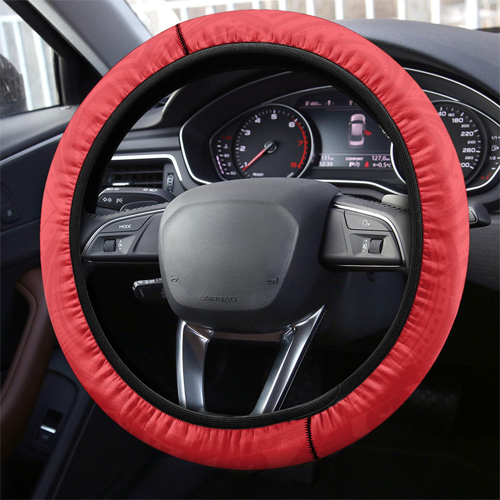 Waikato 2026 Rugby Steering Wheel Cover NZ Maori Silver Fern
