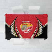 Waikato 2026 Rugby Custom Tablecloth NZ Maori Silver Fern
