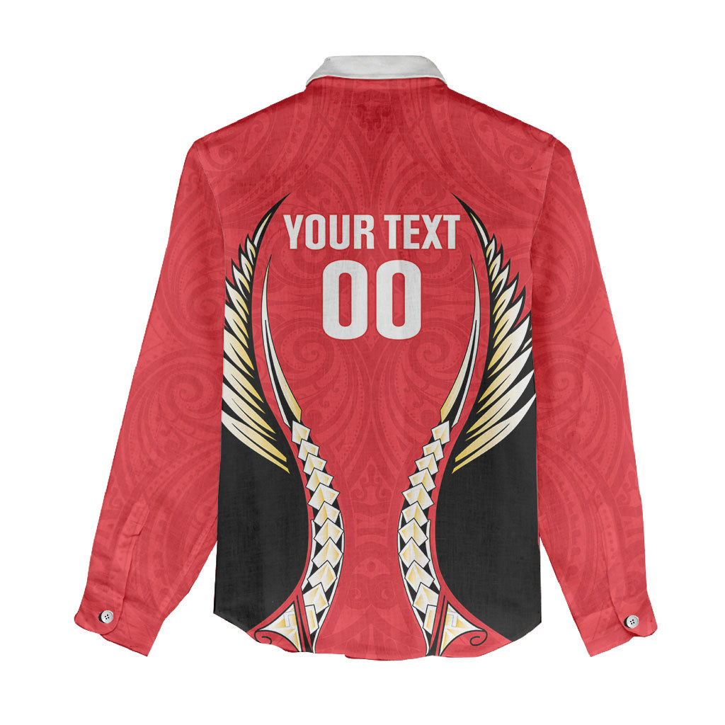 Waikato 2026 Rugby Custom Women Casual Shirt NZ Maori Silver Fern LT14 - Polynesian Pride