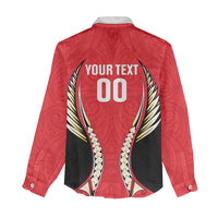 Waikato 2026 Rugby Custom Women Casual Shirt NZ Maori Silver Fern LT14 - Polynesian Pride
