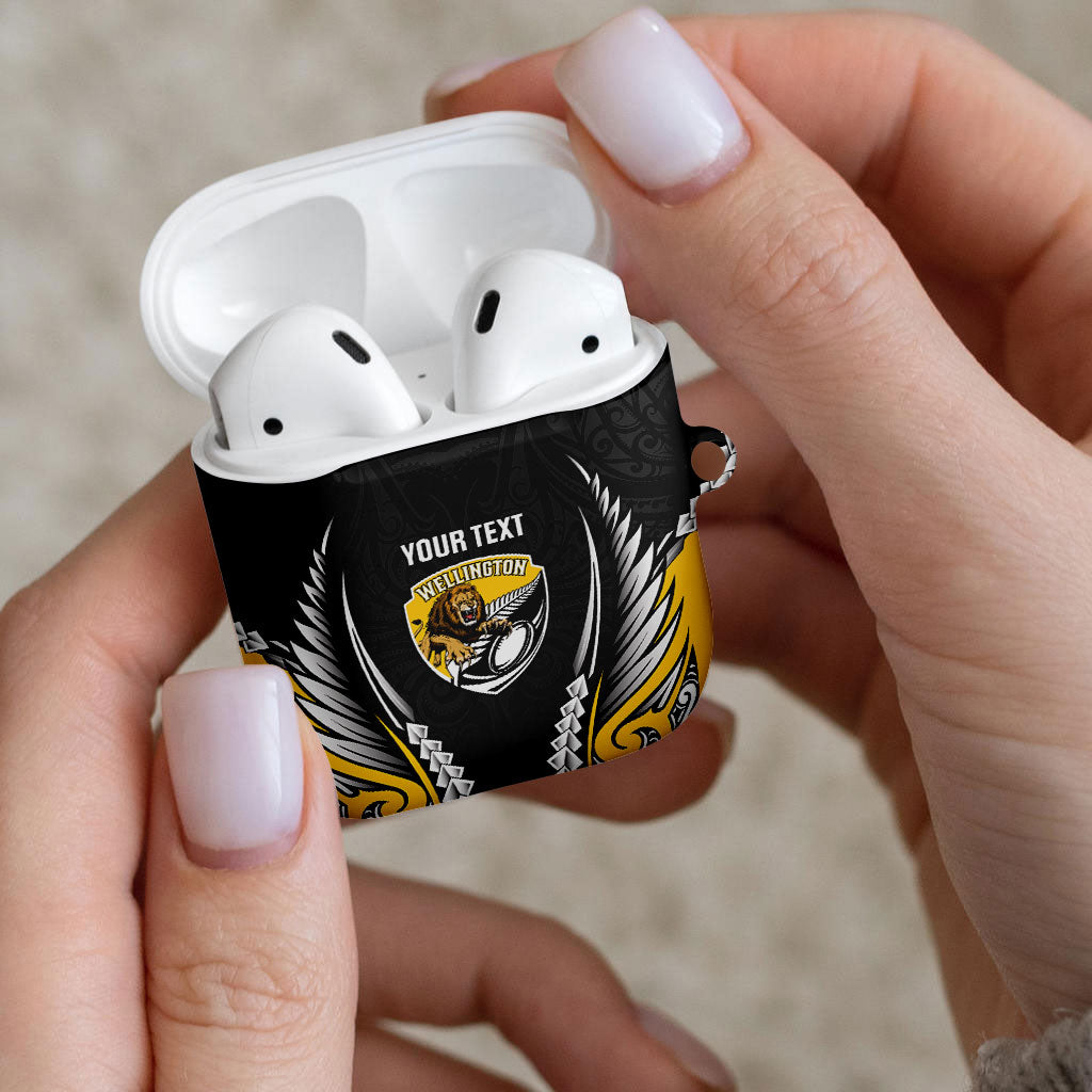 Wellington 2026 Rugby Custom AirPods Case NZ Maori Silver Fern