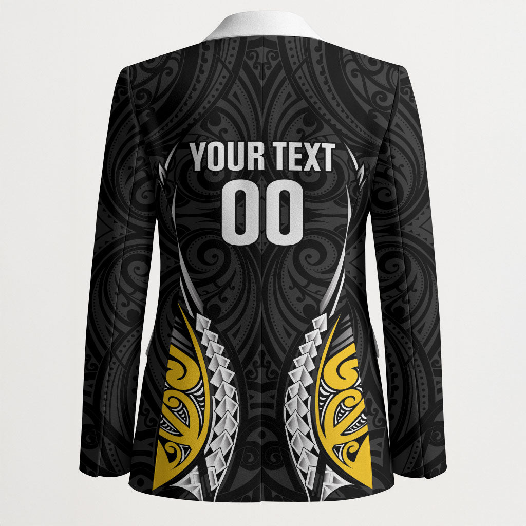 Wellington 2026 Rugby Custom Blazer NZ Maori Silver Fern