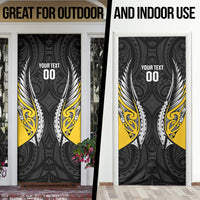 Wellington 2026 Rugby Custom Door Cover NZ Maori Silver Fern