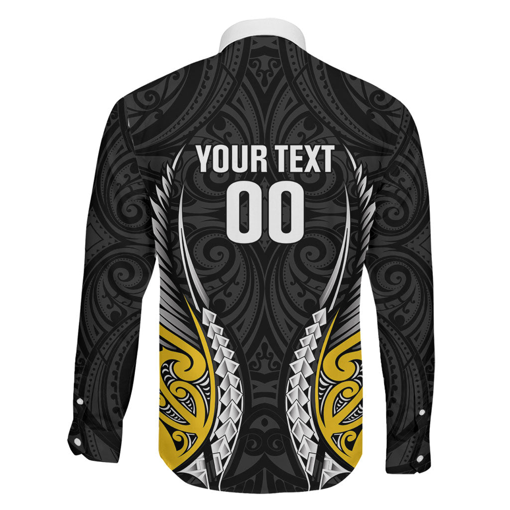 Wellington 2026 Rugby Custom Family Matching Long Sleeve Bodycon Dress and Hawaiian Shirt NZ Maori Silver Fern