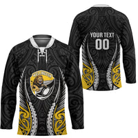Wellington 2026 Rugby Custom Hockey Jersey NZ Maori Silver Fern