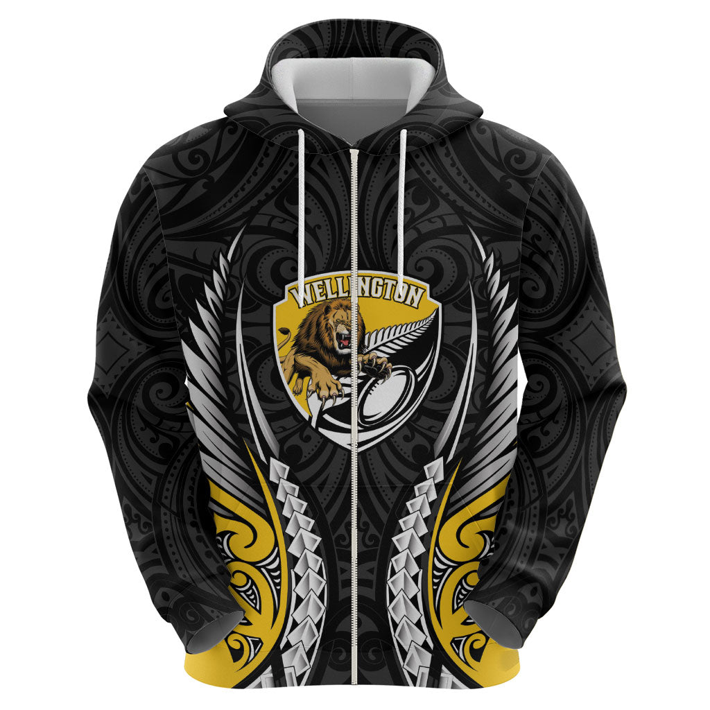 Wellington 2026 Rugby Custom Hoodie NZ Maori Silver Fern