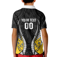 Wellington 2026 Rugby Custom Kid Polo Shirt NZ Maori Silver Fern
