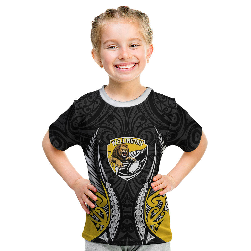 Wellington 2026 Rugby Custom Kid T Shirt NZ Maori Silver Fern