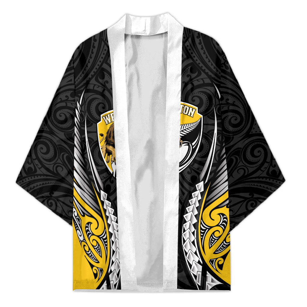 Wellington 2026 Rugby Custom Kimono NZ Maori Silver Fern