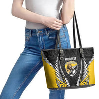 Wellington 2026 Rugby Custom Leather Tote Bag NZ Maori Silver Fern