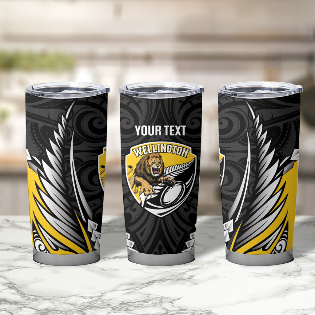 Wellington 2026 Rugby Custom Tumbler Cup NZ Maori Silver Fern