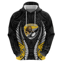 Wellington 2026 Rugby Custom Zip Hoodie NZ Maori Silver Fern