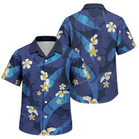Teal Purple Banana Leaf Hawaii Family Matching Long Sleeve Bodycon Dress and Hawaiian Shirt Lau Maia Plumeria Tropical Summer Vibes LT14 Son's Shirt Teal Purple - Polynesian Pride
