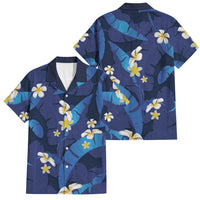 Teal Purple Banana Leaf Hawaii Family Matching Off Shoulder Maxi Dress and Hawaiian Shirt Lau Maia Plumeria Tropical Summer Vibes