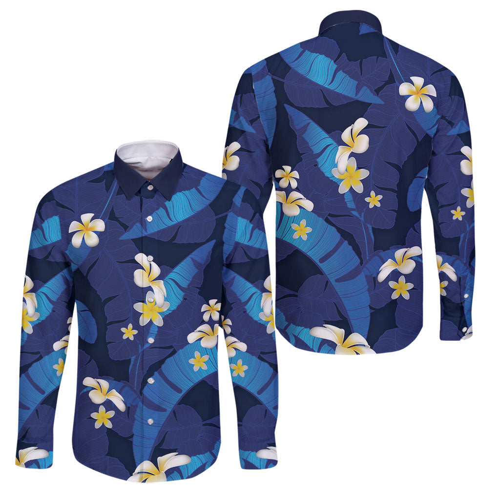 Teal Purple Banana Leaf Hawaii Family Matching Summer Maxi Dress and Hawaiian Shirt Lau Maia Plumeria Tropical Summer Vibes