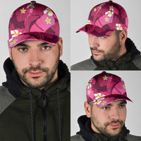 Pink Banana Leaf Hawaii Classic Cap Lau Maia Plumeria Tropical Summer Vibes