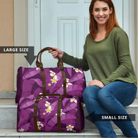 Purple Banana Leaf Hawaii Travel Bag Lau Maia Plumeria Tropical Summer Vibes LT14 - Polynesian Pride