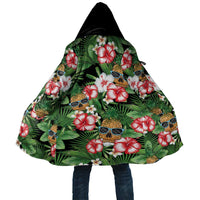 Pineapple Skull Aloha Hawaii Cloak Summer Vibes Tropical Seamless Pattern - Polynesian Pride