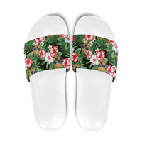 Pineapple Skull Aloha Hawaii Slide Sandals Summer Vibes Tropical Seamless Pattern - Polynesian Pride