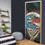 Aloha Hawaii Surfing Skull Door Cover Shaka Skeleton Ride The Waves - Polynesian Pride