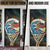 Aloha Hawaii Surfing Skull Door Cover Shaka Skeleton Ride The Waves - Polynesian Pride