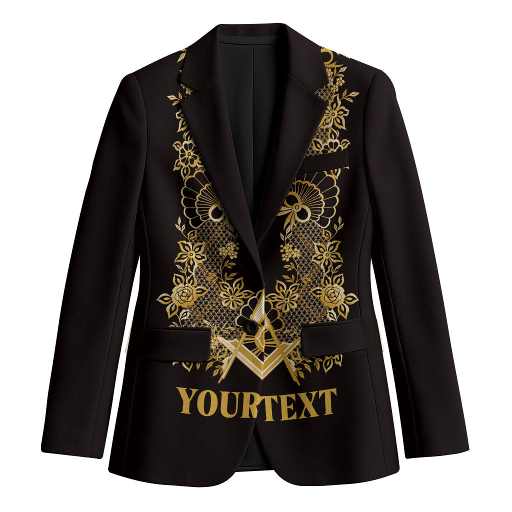 Personalised Filipino Freemasonry Blazer Masonic Barong Tagalog Inspired Ivory White LT14 Unisex Ivory White - Polynesian Pride
