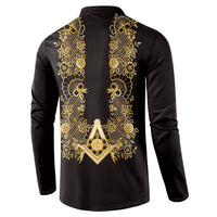 Personalised Filipino Freemasonry Button Sweatshirt Masonic Barong Tagalog Inspired Ivory White LT14 - Polynesian Pride