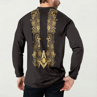 Personalised Filipino Freemasonry Button Sweatshirt Masonic Barong Tagalog Inspired Ivory White LT14 - Polynesian Pride