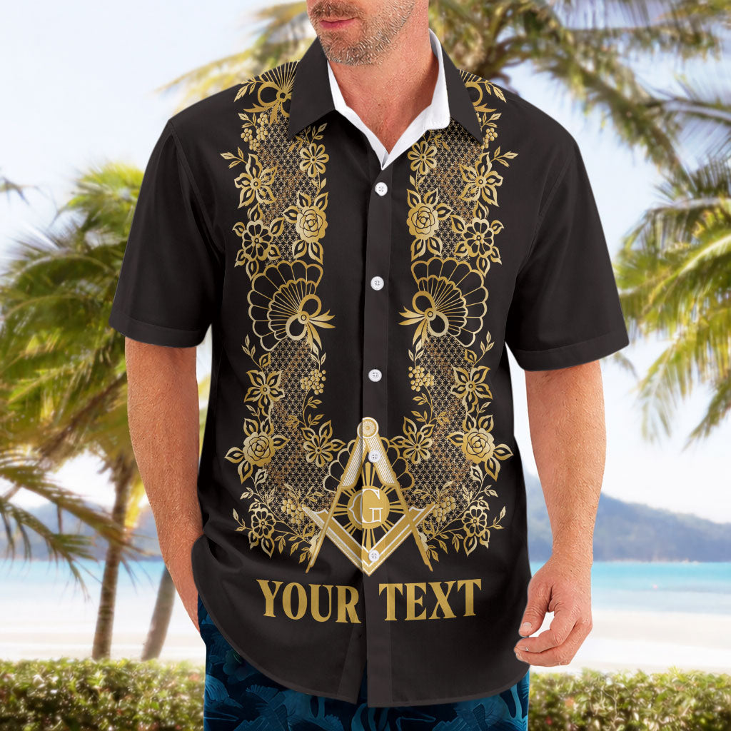 Personalised Filipino Freemasonry Hawaiian Shirt Masonic Barong Tagalog Inspired Ivory White LT14 - Polynesian Pride