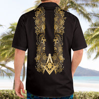 Personalised Filipino Freemasonry Hawaiian Shirt Masonic Barong Tagalog Inspired Ivory White LT14 - Polynesian Pride