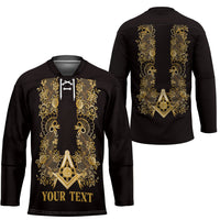 Personalised Filipino Freemasonry Hockey Jersey Masonic Barong Tagalog Inspired Ivory White LT14 - Polynesian Pride