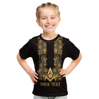 Personalised Filipino Freemasonry Kid T Shirt Masonic Barong Tagalog Inspired Ivory White LT14 Ivory White - Polynesian Pride
