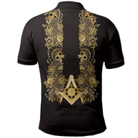 Personalised Filipino Freemasonry Polo Shirt Masonic Barong Tagalog Inspired Ivory White LT14 - Polynesian Pride