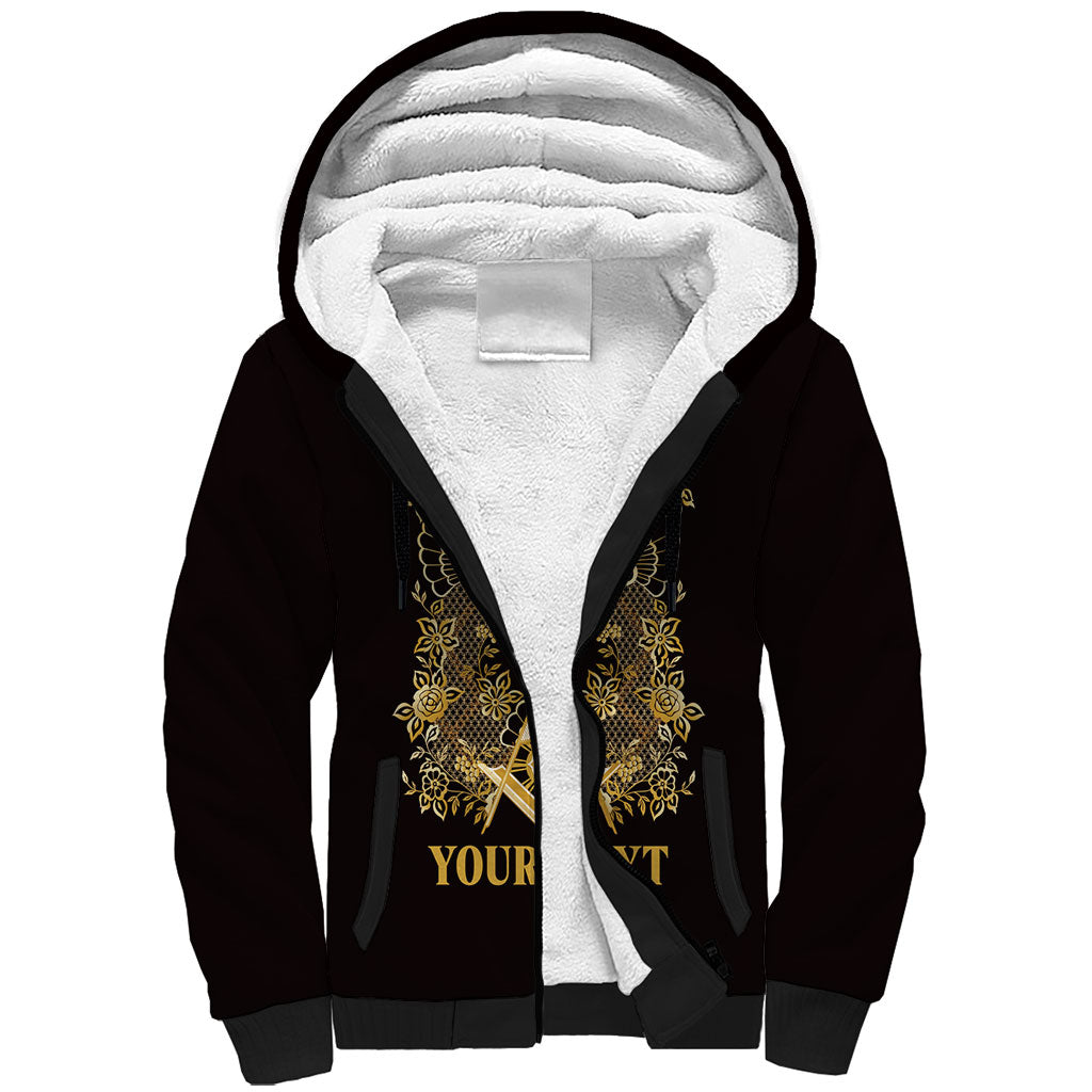 Personalised Filipino Freemasonry Sherpa Hoodie Masonic Barong Tagalog Inspired Ivory White LT14 Unisex Ivory White - Polynesian Pride