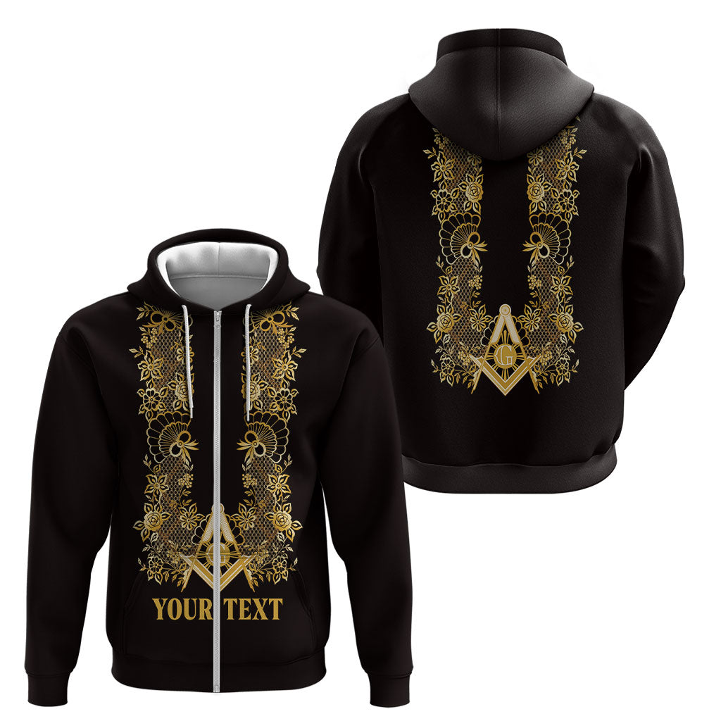 Personalised Filipino Freemasonry Zip Hoodie Masonic Barong Tagalog Inspired Ivory White LT14 - Polynesian Pride