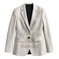 Personalised Filipino Freemasonry Blazer Masonic Barong Tagalog Inspired Black LT14 Unisex Black - Polynesian Pride