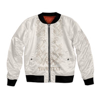 Personalised Filipino Freemasonry Bomber Jacket Masonic Barong Tagalog Inspired Black LT14 Unisex Black - Polynesian Pride