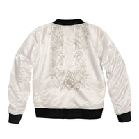 Personalised Filipino Freemasonry Bomber Jacket Masonic Barong Tagalog Inspired Black LT14 - Polynesian Pride