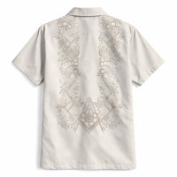 Personalised Filipino Freemasonry Hawaiian Shirt Masonic Barong Tagalog Inspired Black LT14 - Polynesian Pride