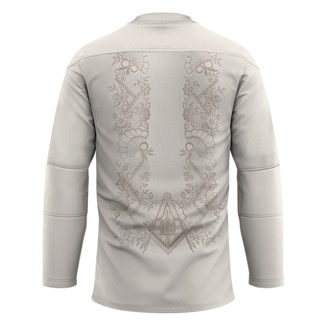Personalised Filipino Freemasonry Hockey Jersey Masonic Barong Tagalog Inspired Black LT14 - Polynesian Pride
